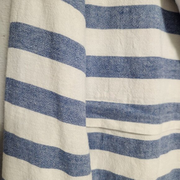 Thread & Supply Nautical Beach Nantucket Linen Blend Hoodie Medium - Picture 8 of 8